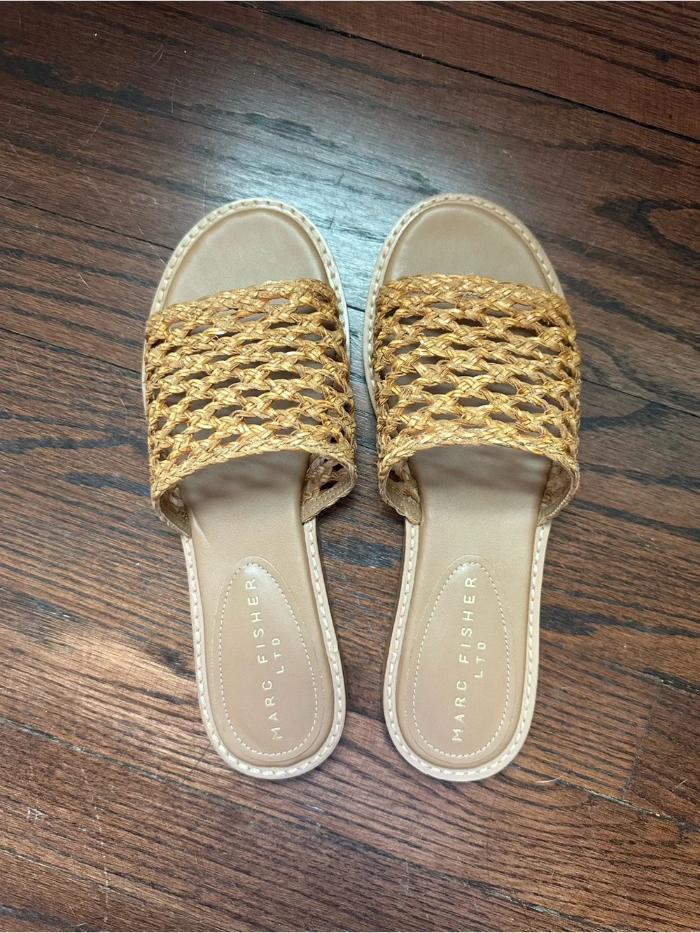 Marc Fisher Braided Slide Sandals